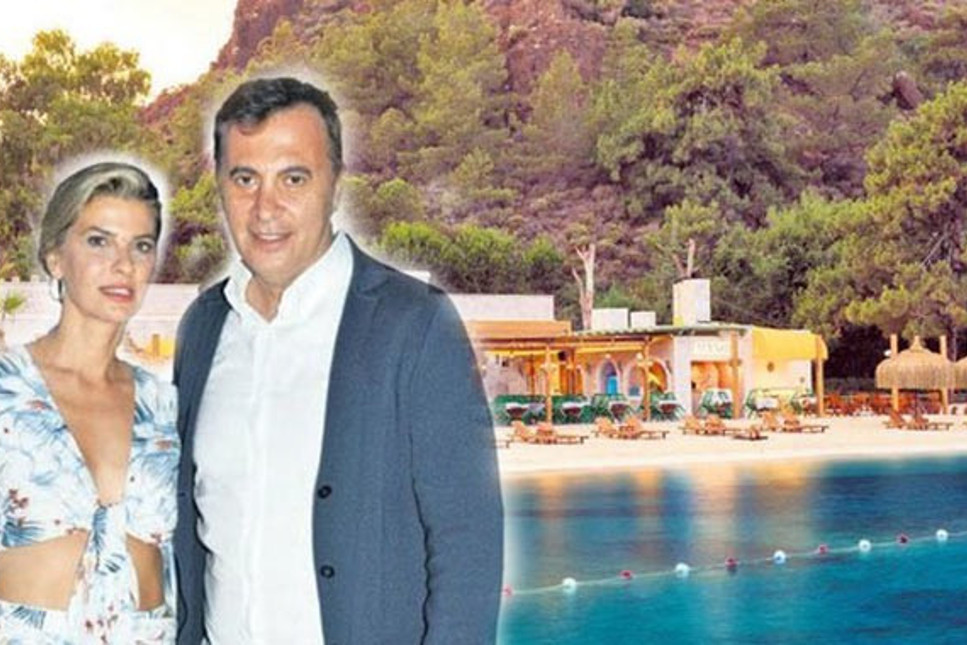 Beşiktaş'a tek kuruş yardım etmeyen Fikret Orman, Tuğba Coşkun ile gittiği Yunan tevarnasında 75 bin TL harcadı